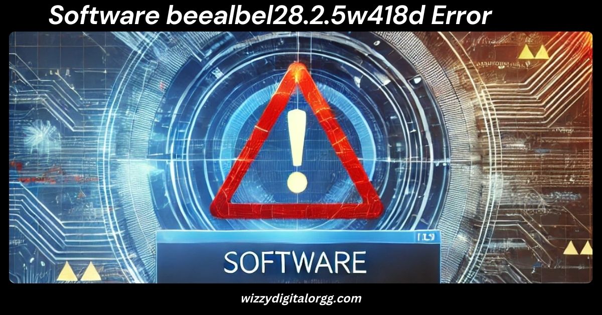 Software beealbel28.2.5w418d Error