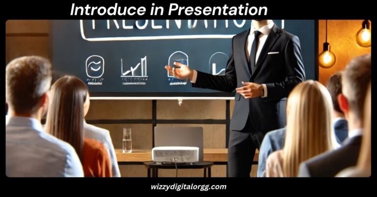 Introduce in Presentation