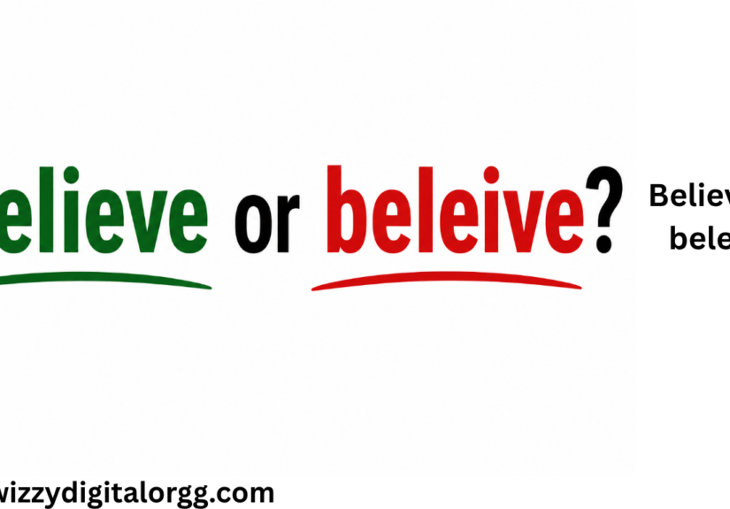 believe or beleive